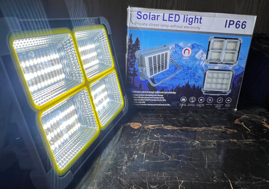 800Watt and 1000warr Solar LED Light with 50000MAH and 60000mah Solar Power Bank , 4 Modes, Waterproof, Portable Solar Power Outdoor Working Light