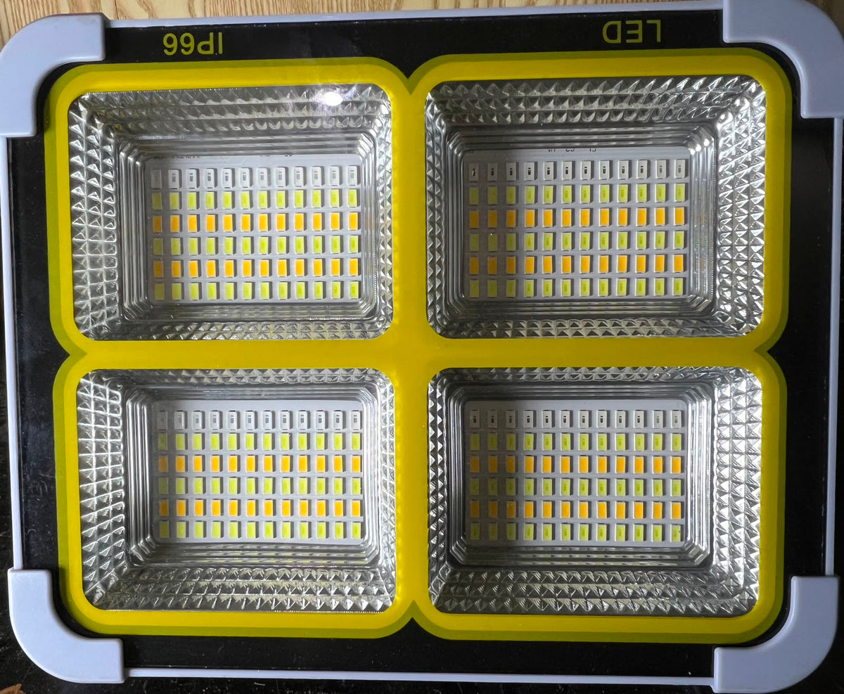 800Watt and 1000warr Solar LED Light with 50000MAH and 60000mah Solar Power Bank , 4 Modes, Waterproof, Portable Solar Power Outdoor Working Light